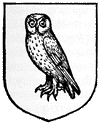 Heraldic Ostrich, Owl, Swan, Popinjay: Heraldicowl
