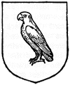 Heraldic Ostrich, Owl, Swan, Popinjay: Heraldicpopinjay